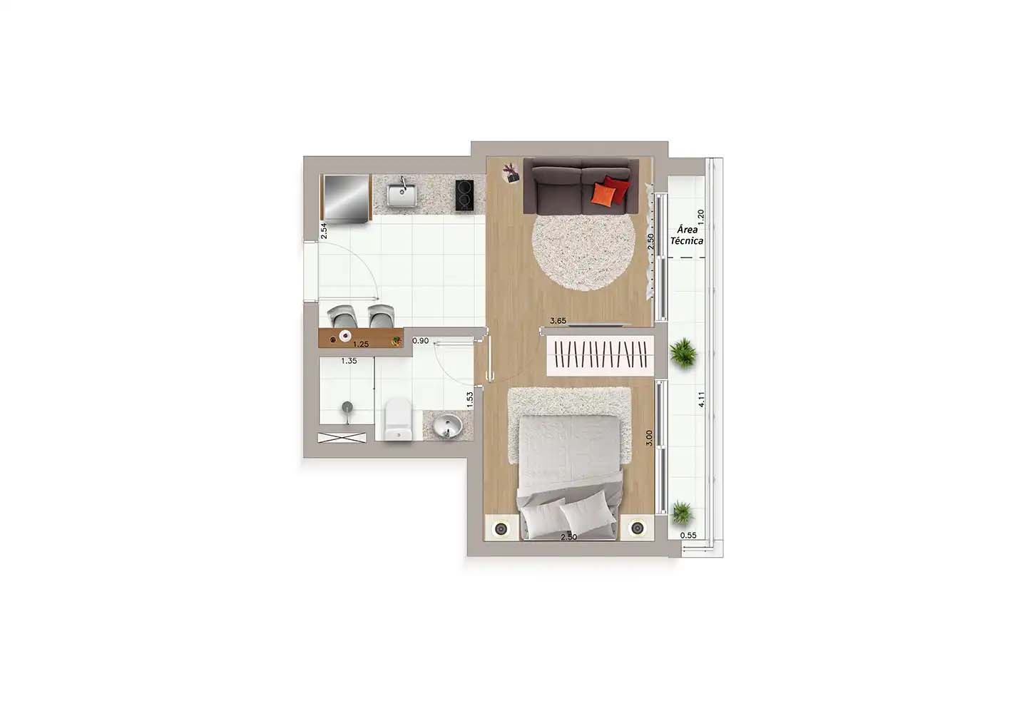 Planta 19º andar - Final 4